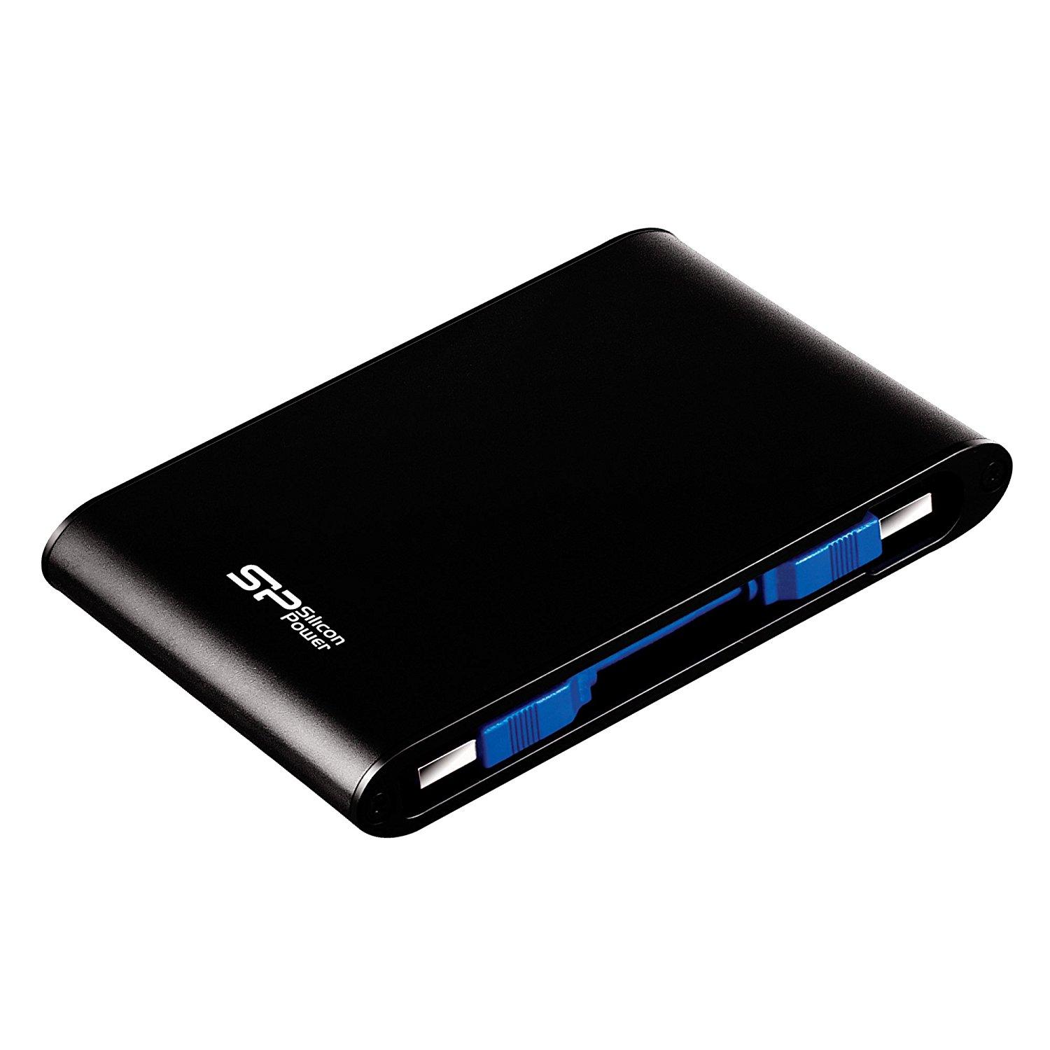 Външен диск Silicon Power Armor A80 1TB 2.5" USB 3.1 Black - SP010TBPHDA80S3K