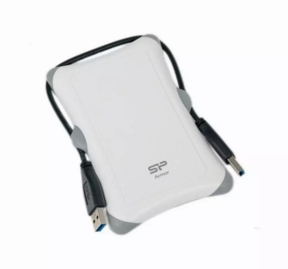 Външен диск Silicon Power Armor A30 2TB 2.5" USB 3.1 White - SP020TBPHDA30S3W
