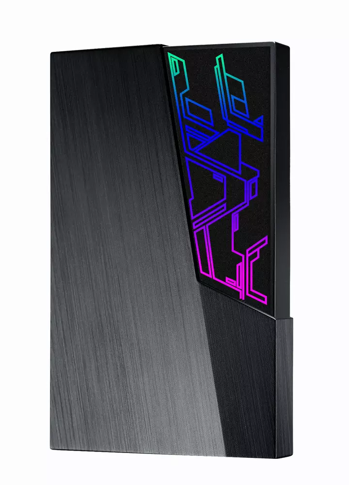 Външен диск Asus FX HDD 2TB USB 3.1 Gen1 256-bit AES Encryption Aura Sync RGB