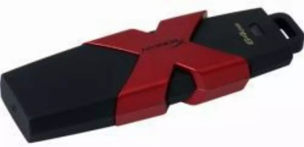 USB памет KINGSTON HyperX SAVAGE 128GB, USB 3.1, Червено и черно