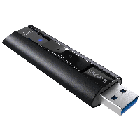 USB памет SanDisk Extreme GO, 128GB, USB 3.1, Черен