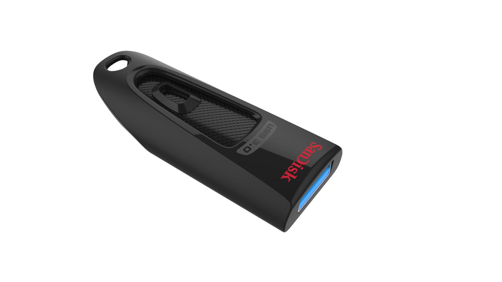 USB флешка SanDisk Ultra USB 3.0, 128GB, Черный,100 Mb/s