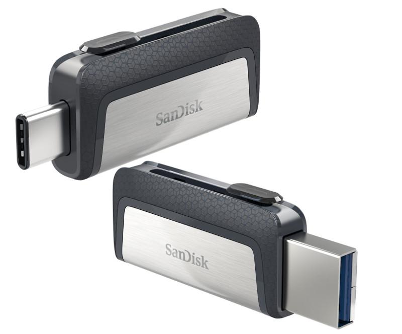 USB памет SanDisk Ultra Dual Drive USB 3.0/ Type-C, 16GB