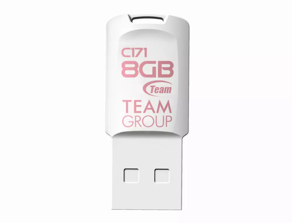 USB памет Team Group C171, 8GB, USB 2.0, Бял