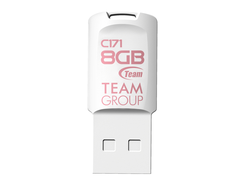 USB памет Team Group C171, 8GB, USB 2.0, Бял