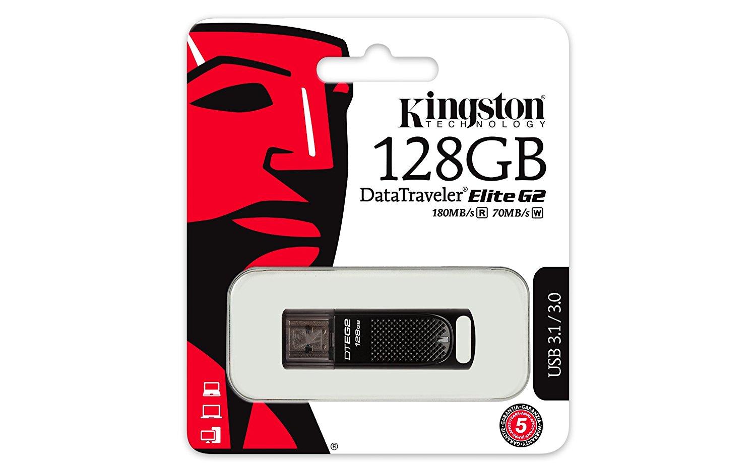 USB памет KINGSTON DataTraveler Elite G2 128GB USB 3.1