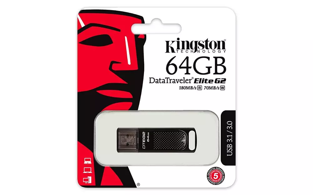 USB памет KINGSTON DataTraveler Elite G2 64GB USB 3.1