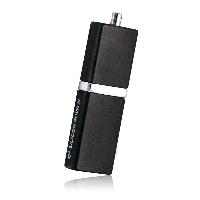 USB памет SILICON POWER LuxMini 710, 64GB, USB 2.0, Черен