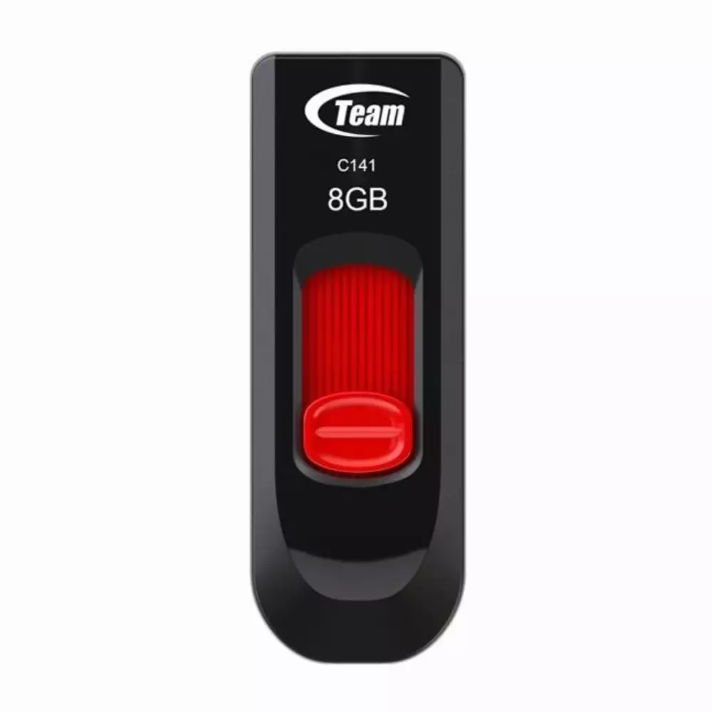 USB памет Team Group Elite C141, 8GB, USB 2.0, Червен