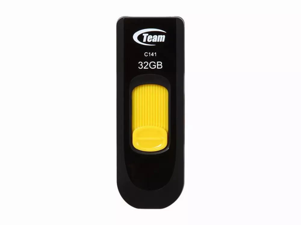 USB памет Team Group C141 32GB, USB 2.0, Жълт