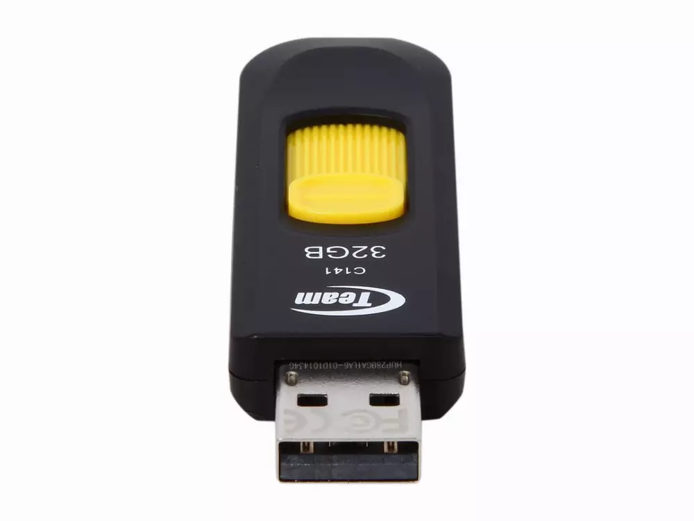 USB памет Team Group C141 32GB, USB 2.0, Жълт