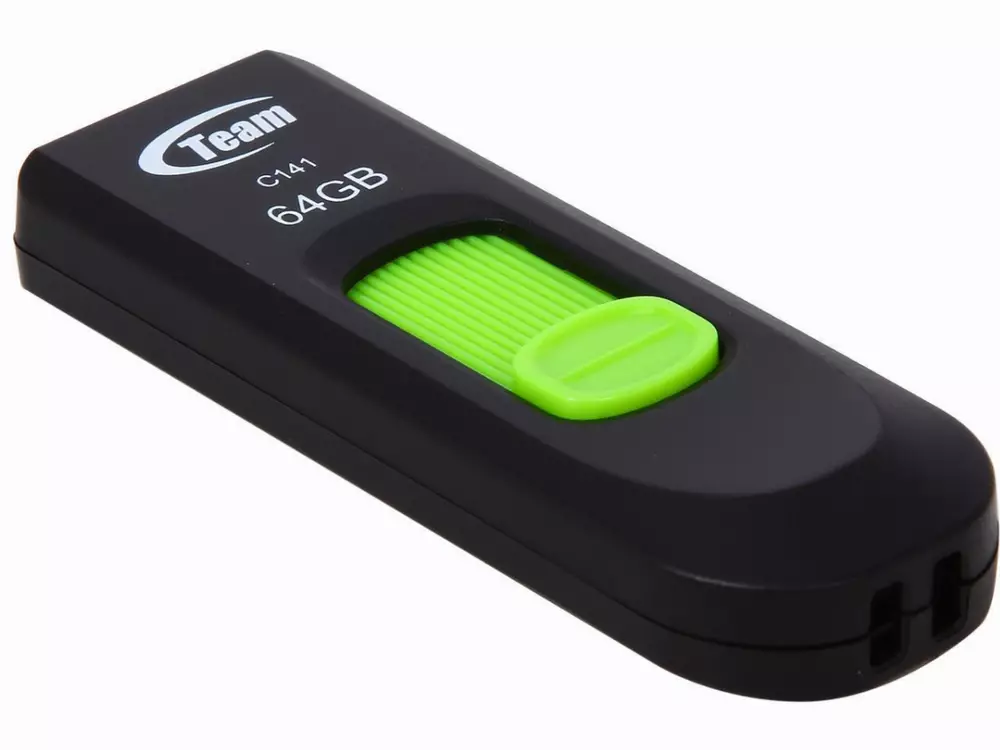 USB памет Team Group C141 64GB, USB 2.0, Зелен