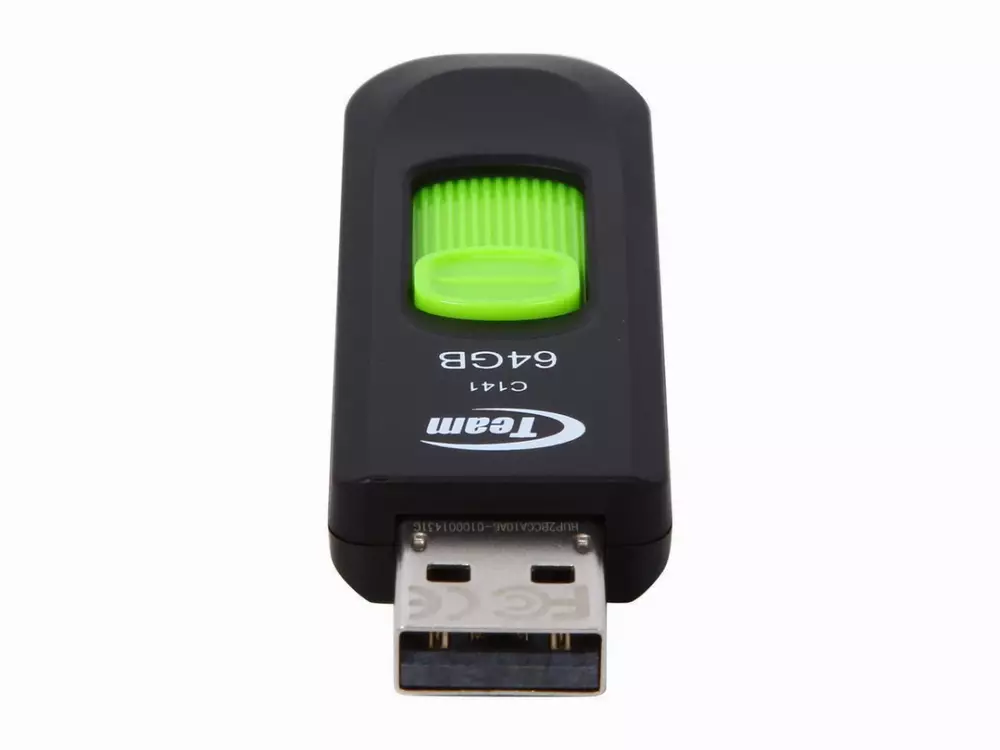 USB памет Team Group C141 64GB, USB 2.0, Зелен