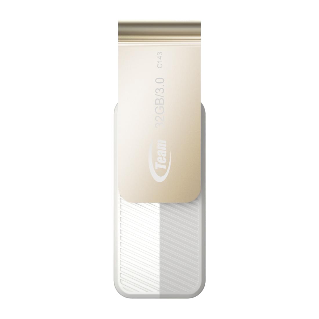 USB памет Team Group C143 32GB USB 3.0, Бял
