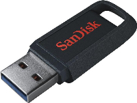 USB памет SanDisk Ultra Trek 64GB, USB-A 3.0, Черен