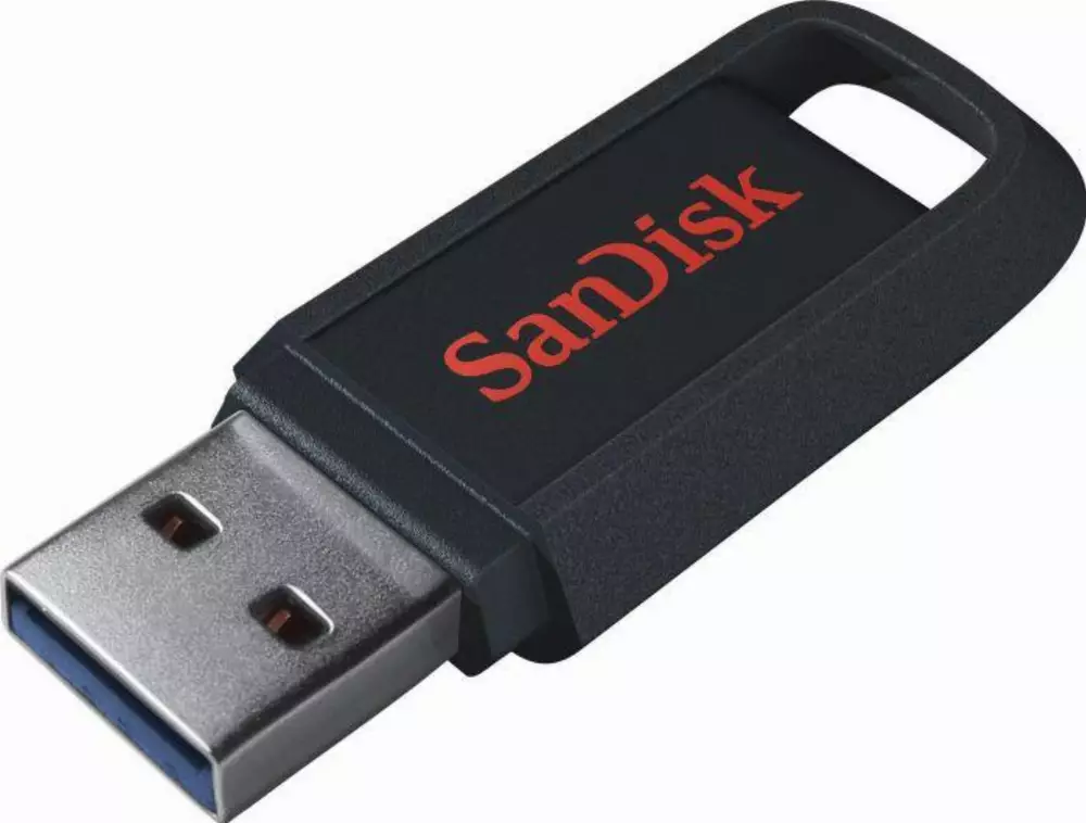 USB памет SanDisk Ultra Trek 64GB, USB-A 3.0, Черен