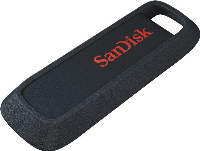 USB памет SanDisk Ultra Trek 128GB, USB-A 3.0, Черен
