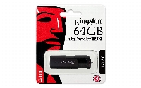 USB памет KINGSTON DataTraveler 104, 64GB, USB 2.0, Черен