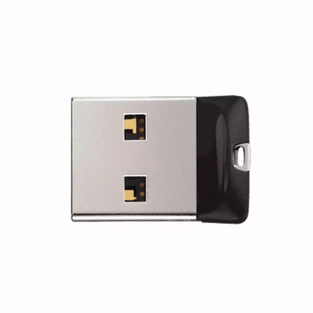 USB памет SanDisk Cruzer Fit, 32GB, SDCZ33-032G-G35, Черен