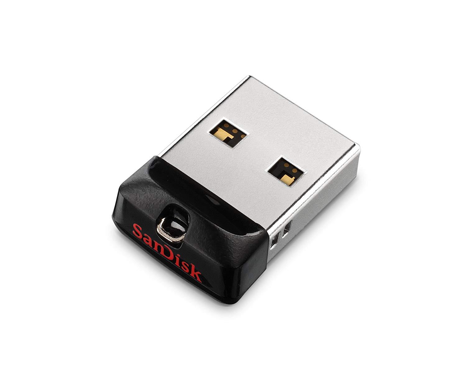 USB памет SanDisk Cruzer Fit, 16GB, SDCZ33-016G-G35, Черен