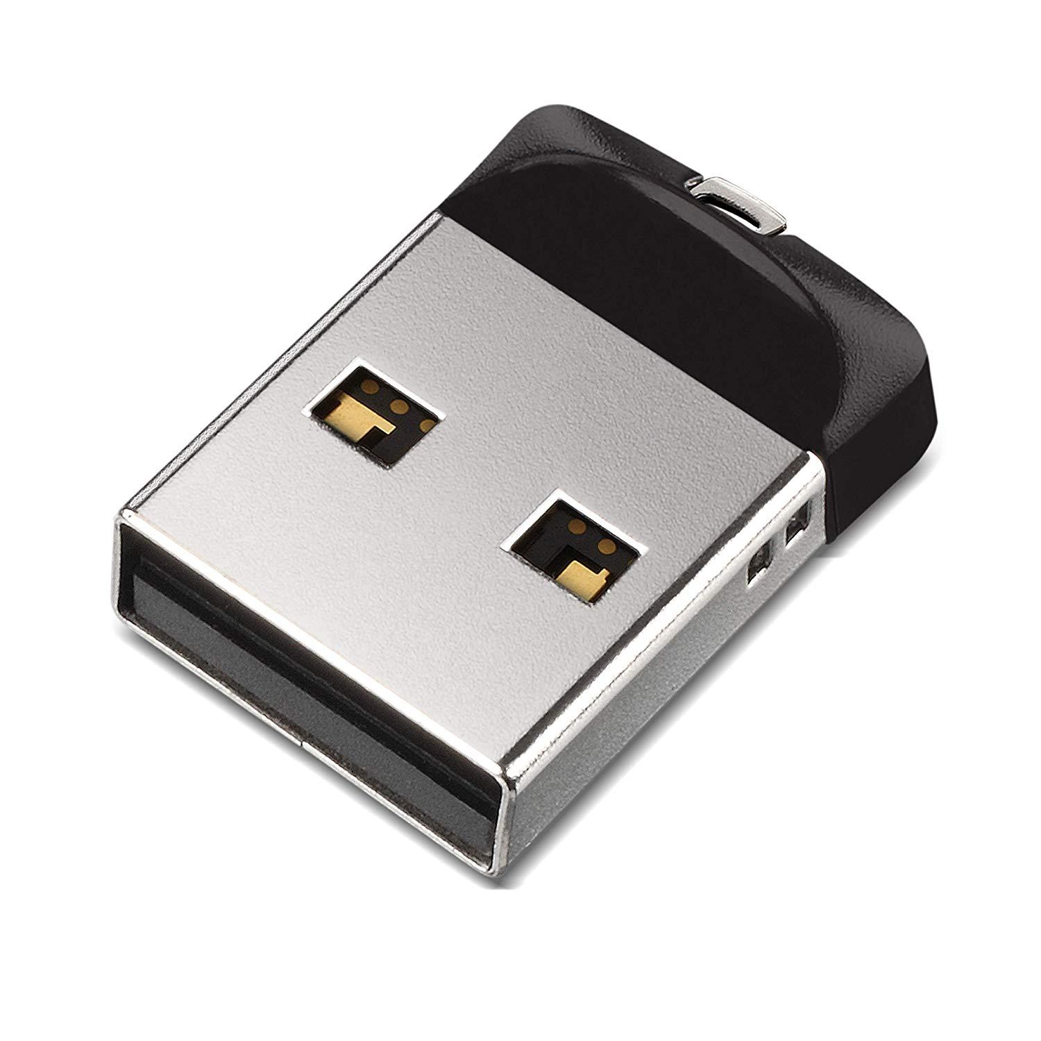 USB памет SanDisk Cruzer Fit, 16GB, SDCZ33-016G-G35, Черен