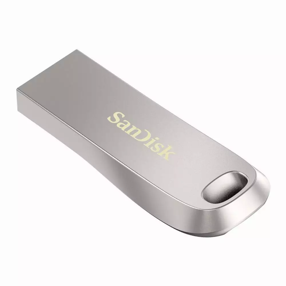 USB памет SanDisk Ultra Luxe, USB 3.1 Gen 1, 128GB, Сребрист