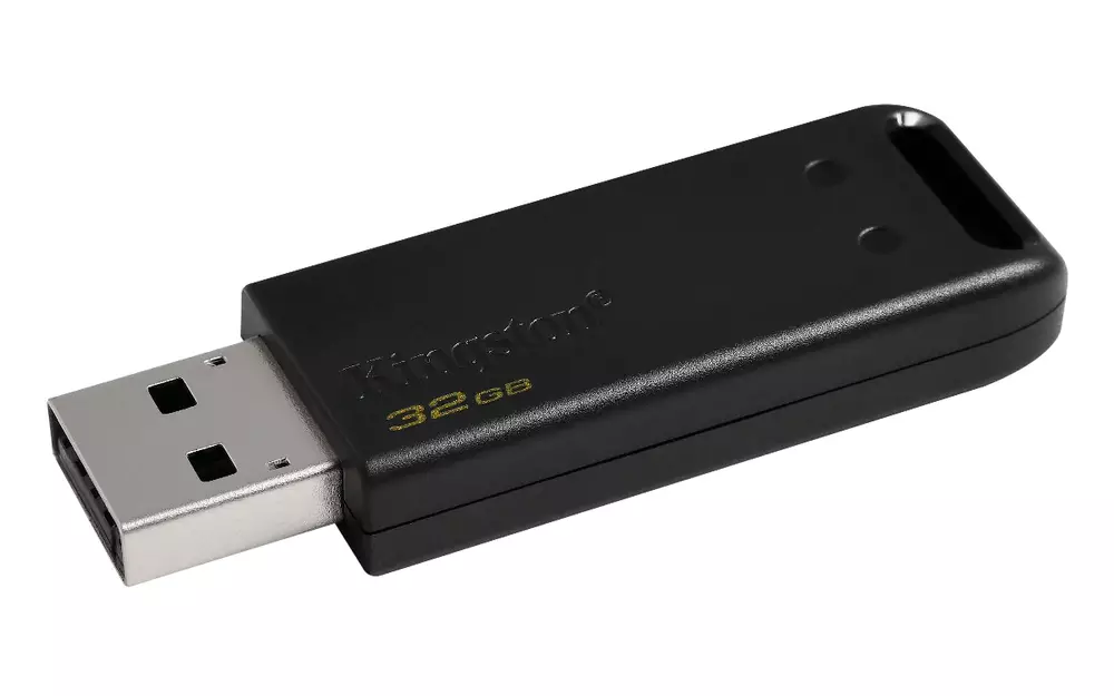 USB памет KINGSTON DataTraveler DT20 32GB, USB 2.0, Черен