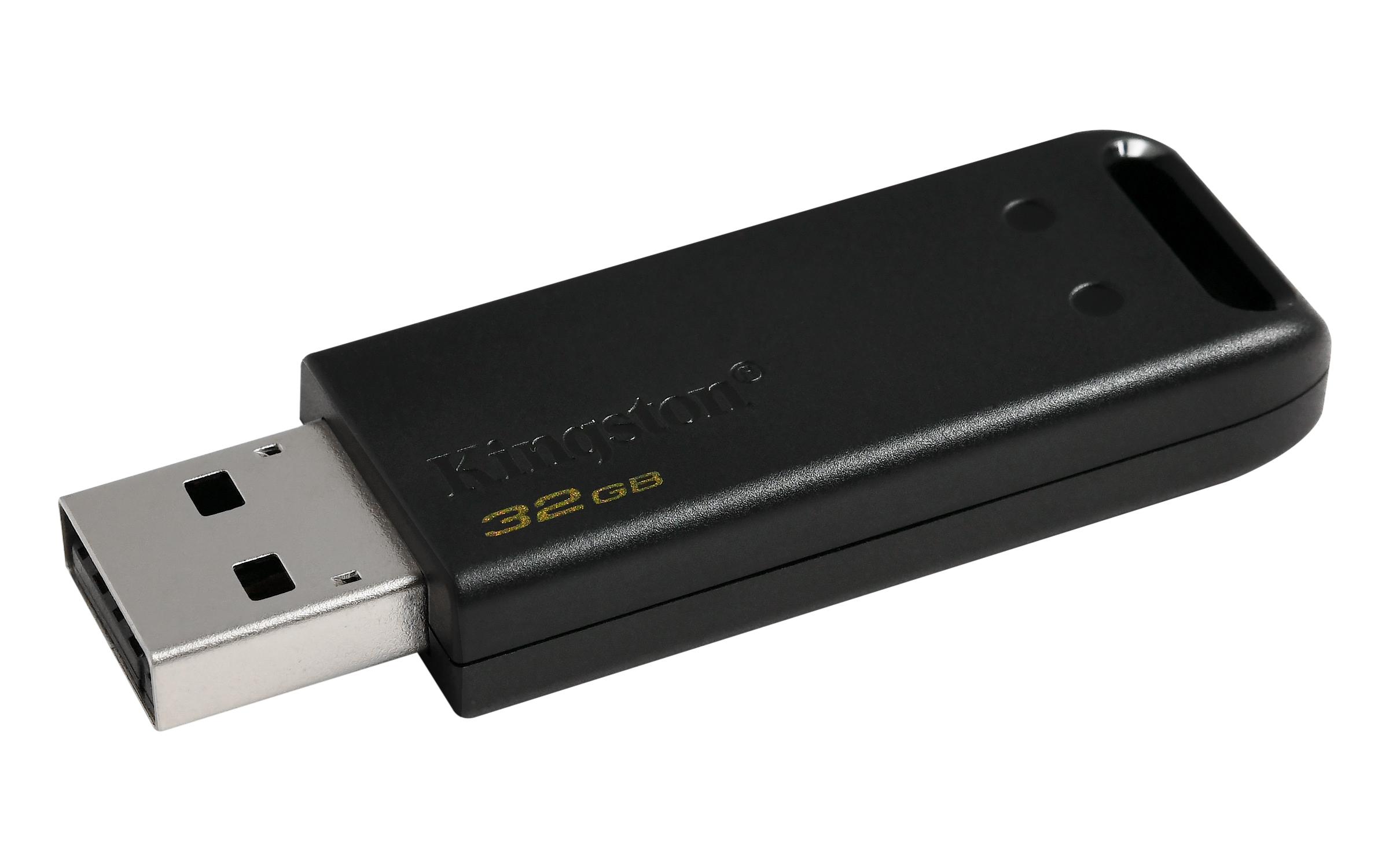 USB памет KINGSTON DataTraveler DT20 32GB, USB 2.0, Черен