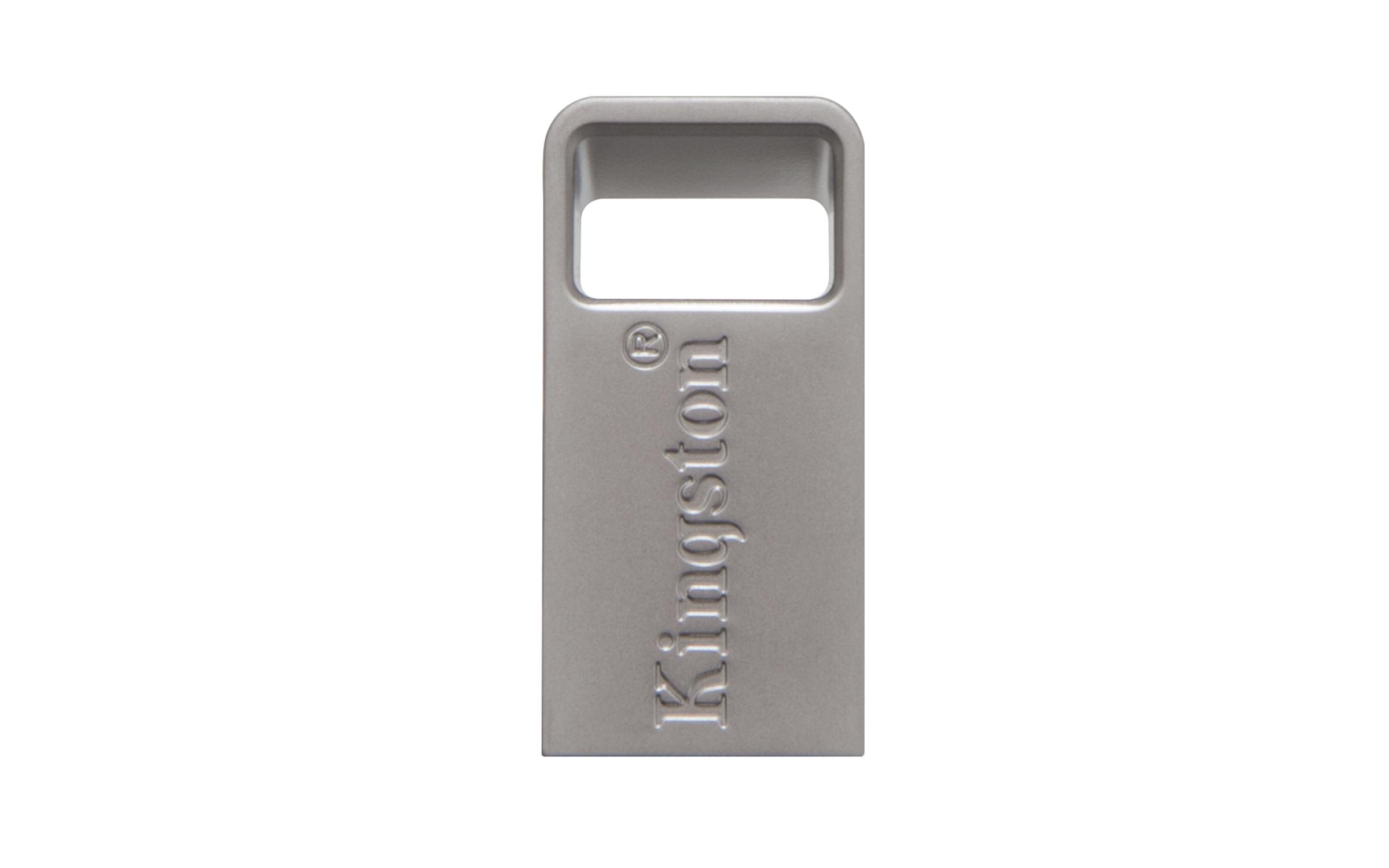USB памет KINGSTON DataTraveler Micro 3.1 128GB, USB 3.1, Сив