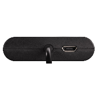 Хъб HAMA 1:2 за Смартфони/Таблети/Лаптопи/PC 3 в 1 за таблети и PC, USB 2.0, Черен