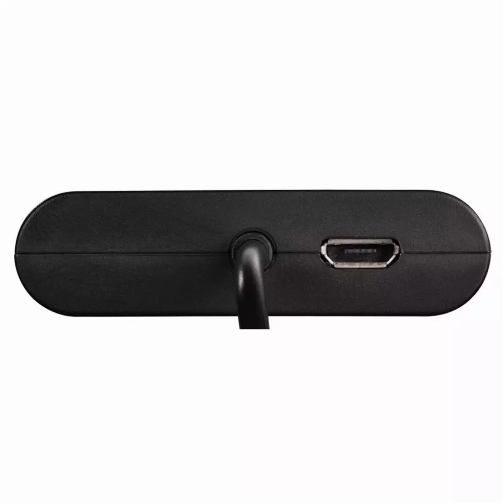 Хъб HAMA 1:2 за Смартфони/Таблети/Лаптопи/PC 3 в 1 за таблети и PC, USB 2.0, Черен