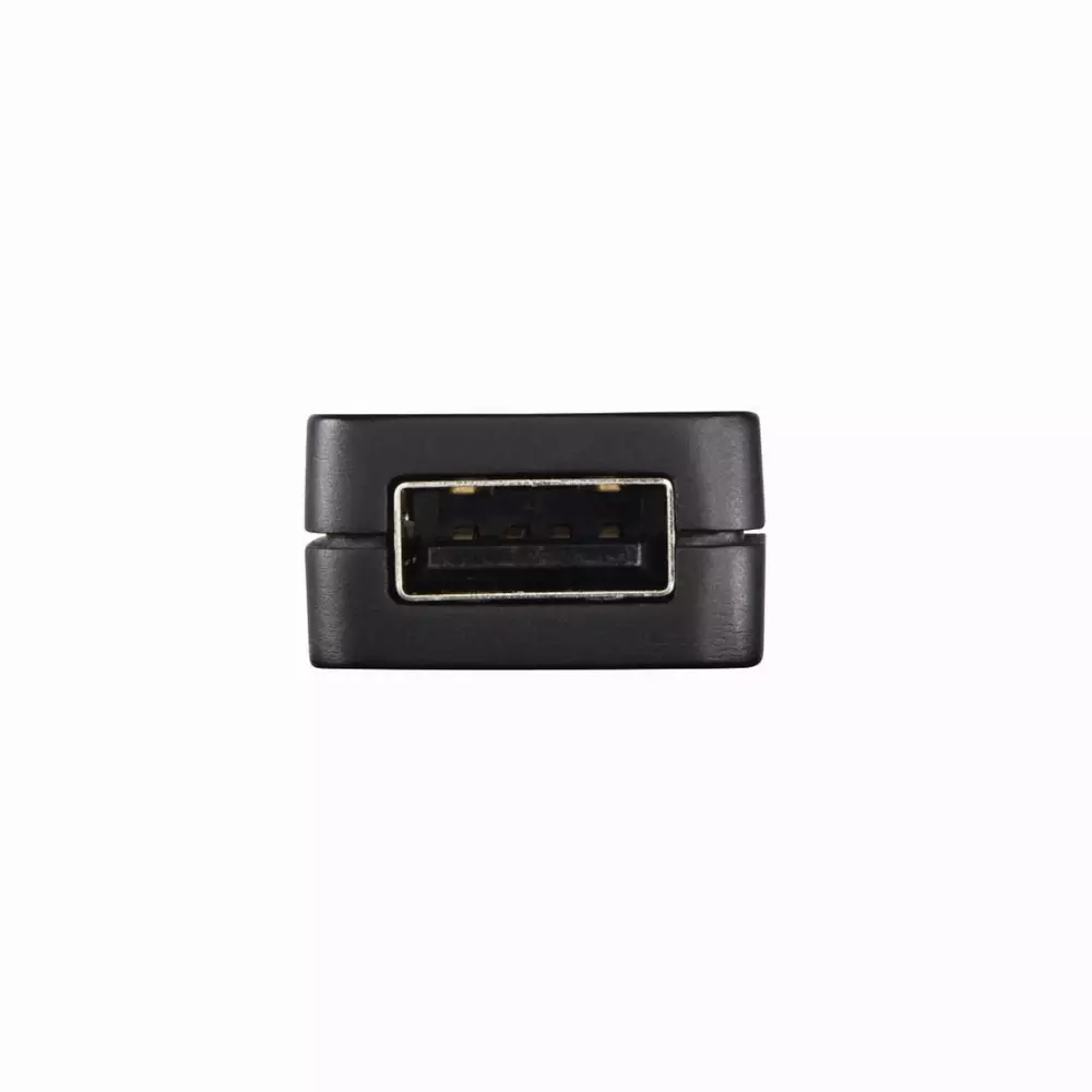 4-портов хъб USB 2.0 HAMA Slim, 4 x  USB-A, Bus-Powered, Черен