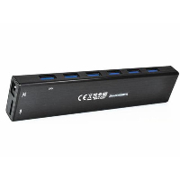 Хъб 7-портов J5 Create JUH377 USB 3.0, 1:7,Черен 