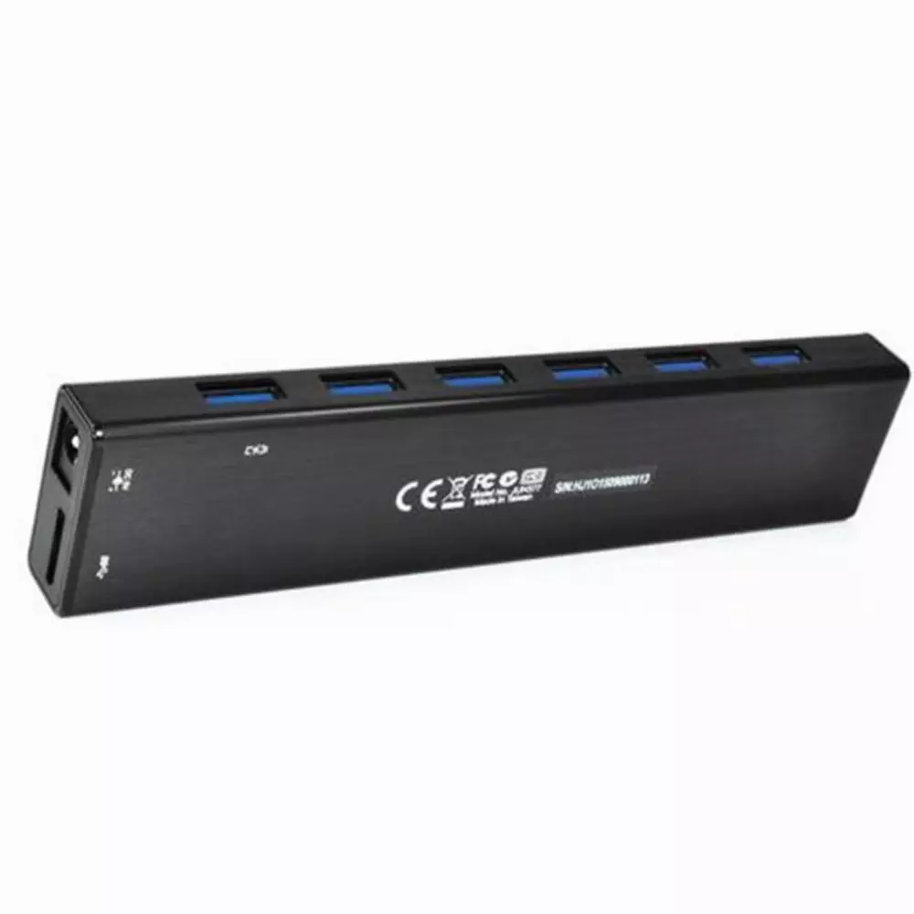 Хъб 7-портов J5 Create JUH377 USB 3.0, 1:7,Черен 