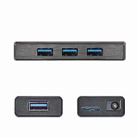 Хъб 4-портов J5 Create JUH340 USB 3.0, 1:4,Черен 