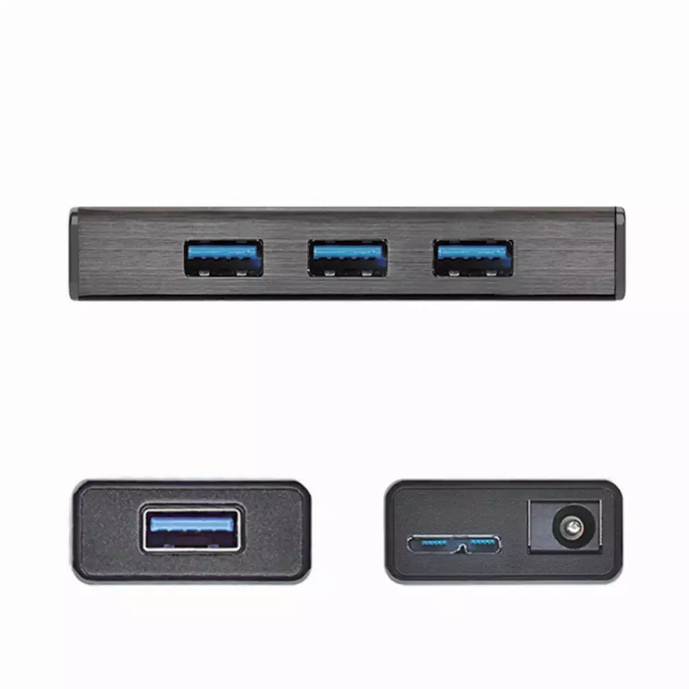 Хъб 4-портов J5 Create JUH340 USB 3.0, 1:4,Черен