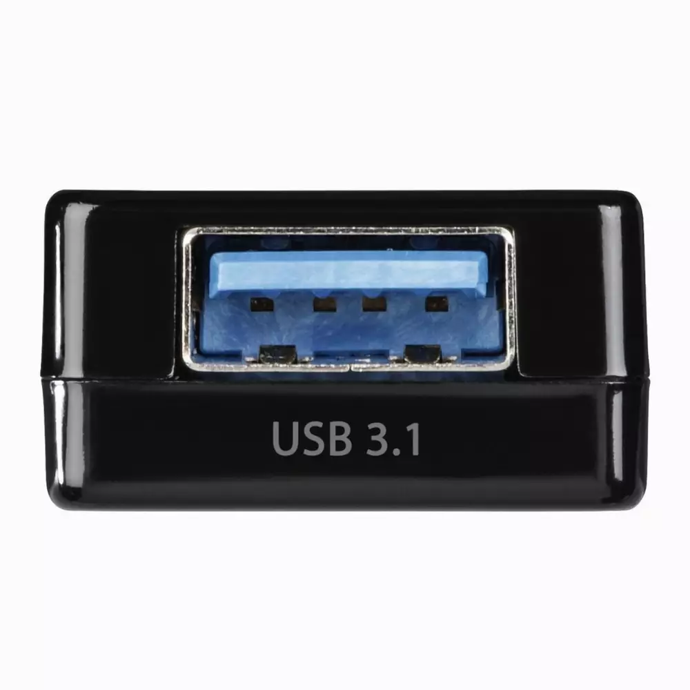 USB-C хъб 1:3 HAMA Pocket, 1 x USB-A 3.1, 2 x USB-A 2.0, Черен