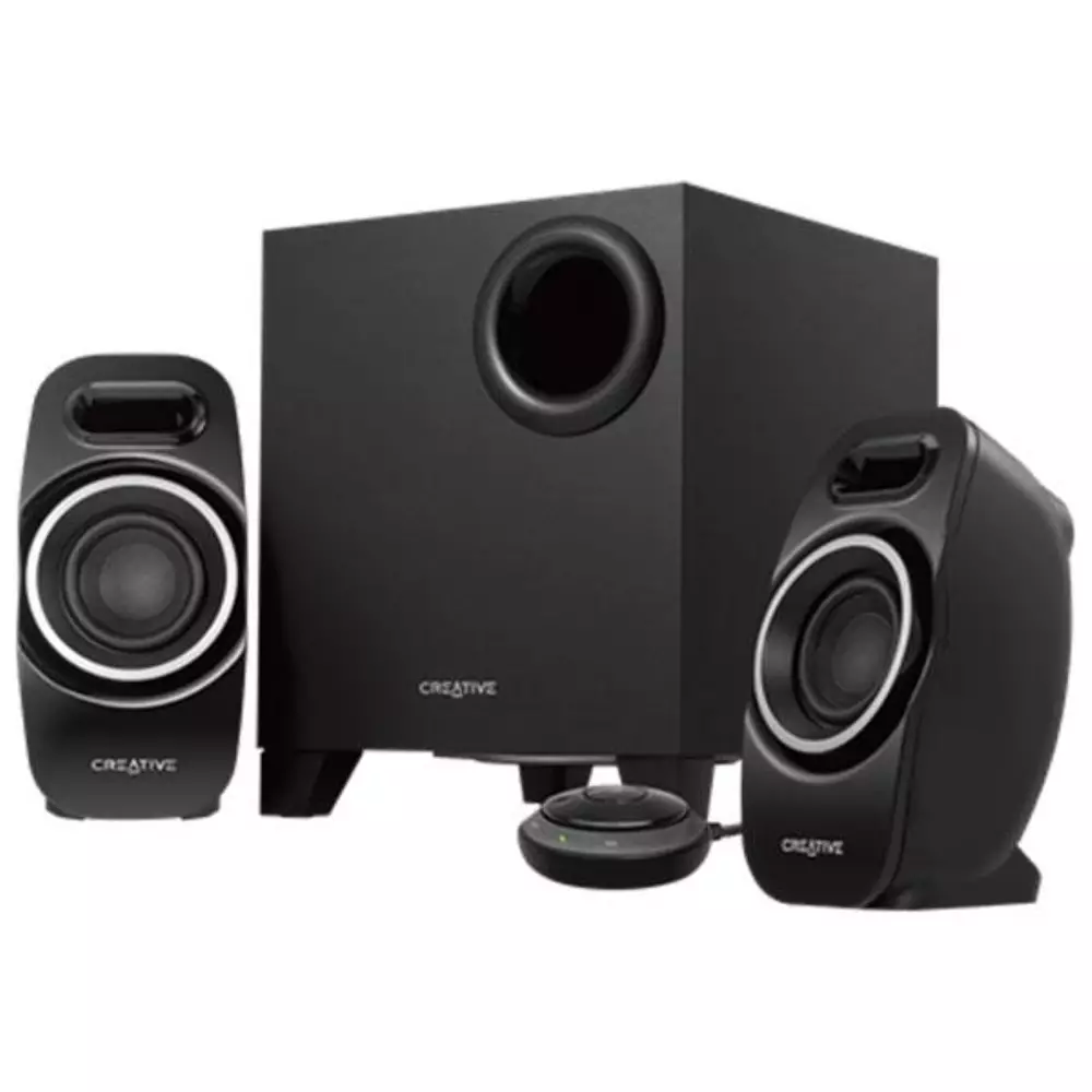 Озвучителна система Creative T3250W, 2.1, 9W, Bluetooth Wireless, Черен