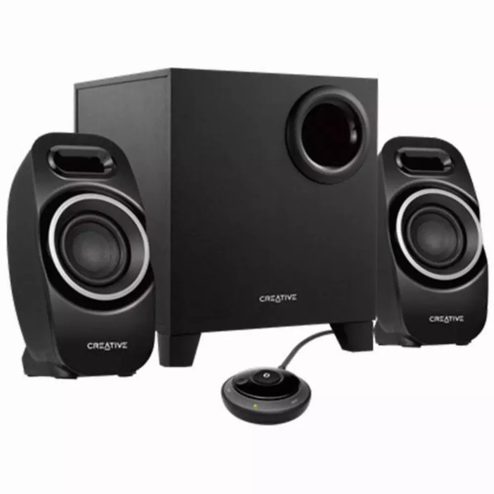 Озвучителна система Creative T3250W, 2.1, 9W, Bluetooth Wireless, Черен