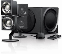 Озвучителна система Wireless Creative T6 series II, 2.1, Черен
