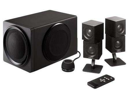 Озвучителна система Wireless Creative T6 series II, 2.1, Черен