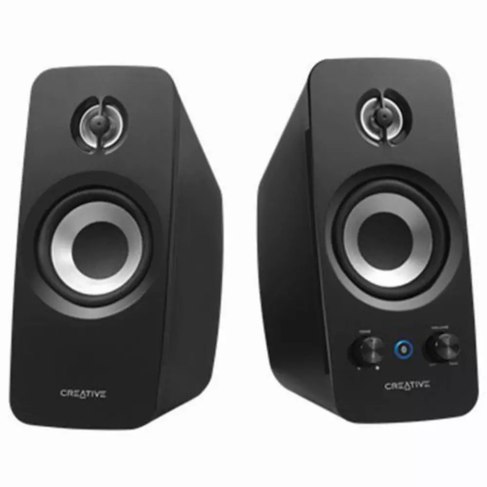 Тонколони безжични Creative T15, 2.0, 4W, Bluetooth, Черен