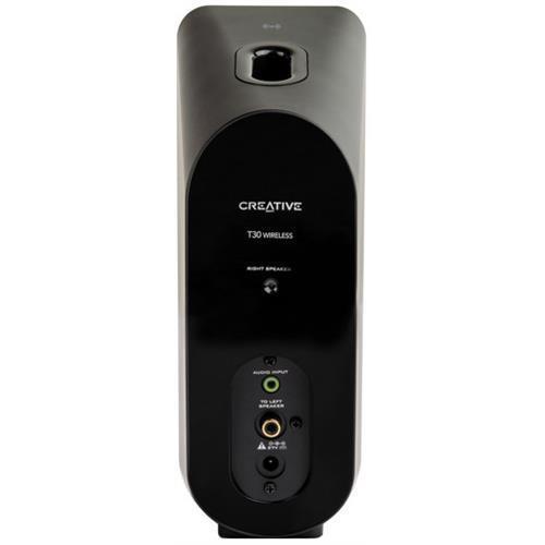 Тонколони безжични Creative T30, 2.0, 4W, Bluetooth, Черен