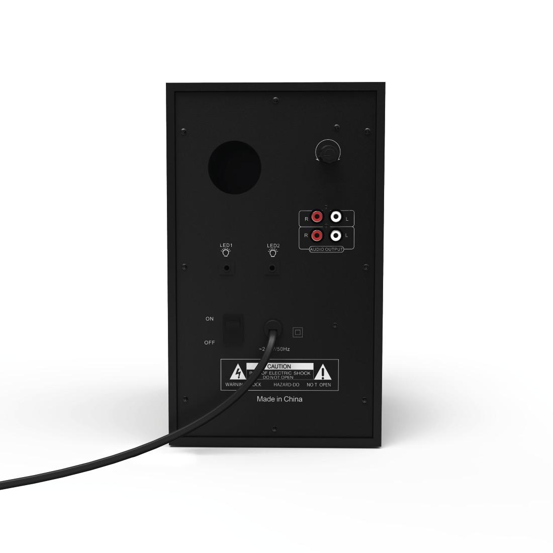 Гейминг звукова система HAMA Urage SoundZ Evolution 2.1 80W, Bluetooth, USB, SD Card