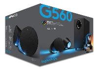 Тонколони Logitech G560 RGB 2.1, 240W, Черен