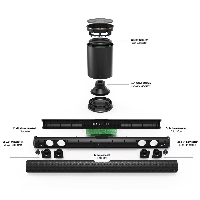 Безжична звукова система HAMA SIRIUM4000ABT, Smart TV Soundbar 2.1, Wireless Subwoofer/Bluetooth/AVS