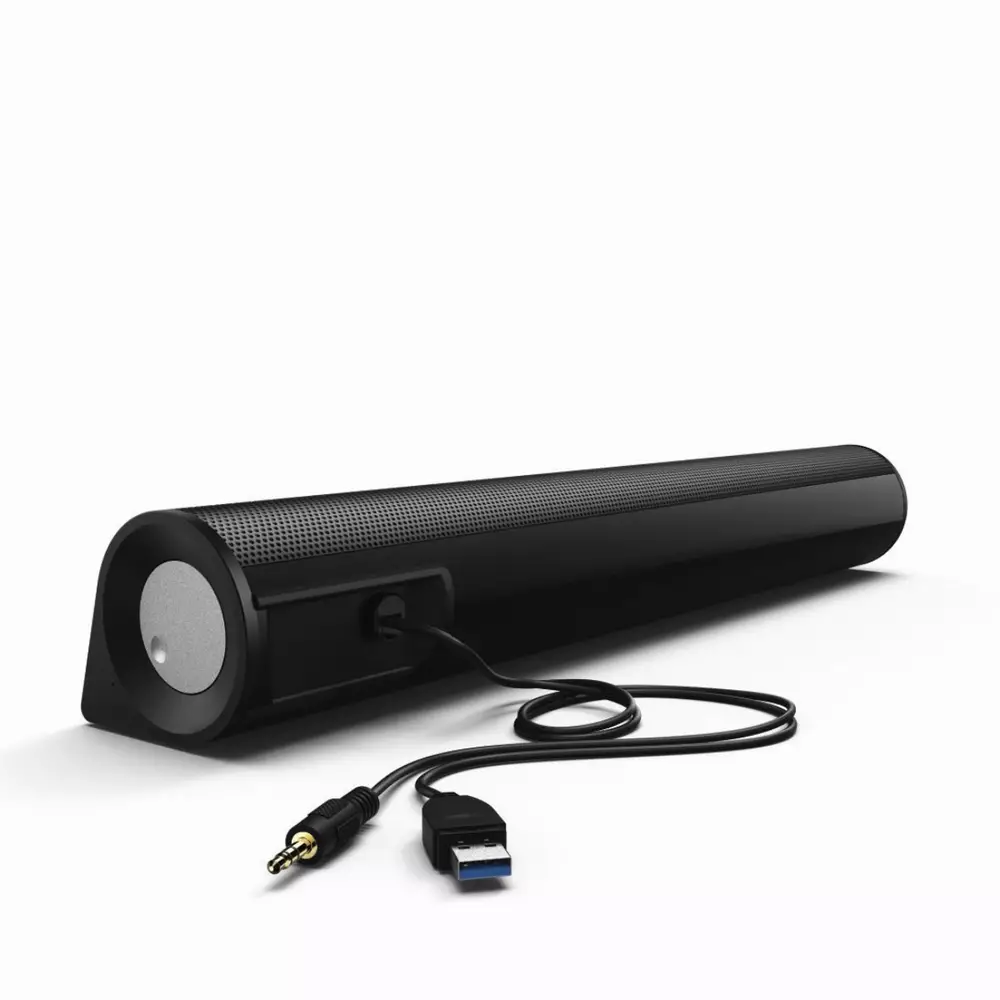 Звукова система HAMA Sonic SB-206, PC Soundbar 2.0, Черен