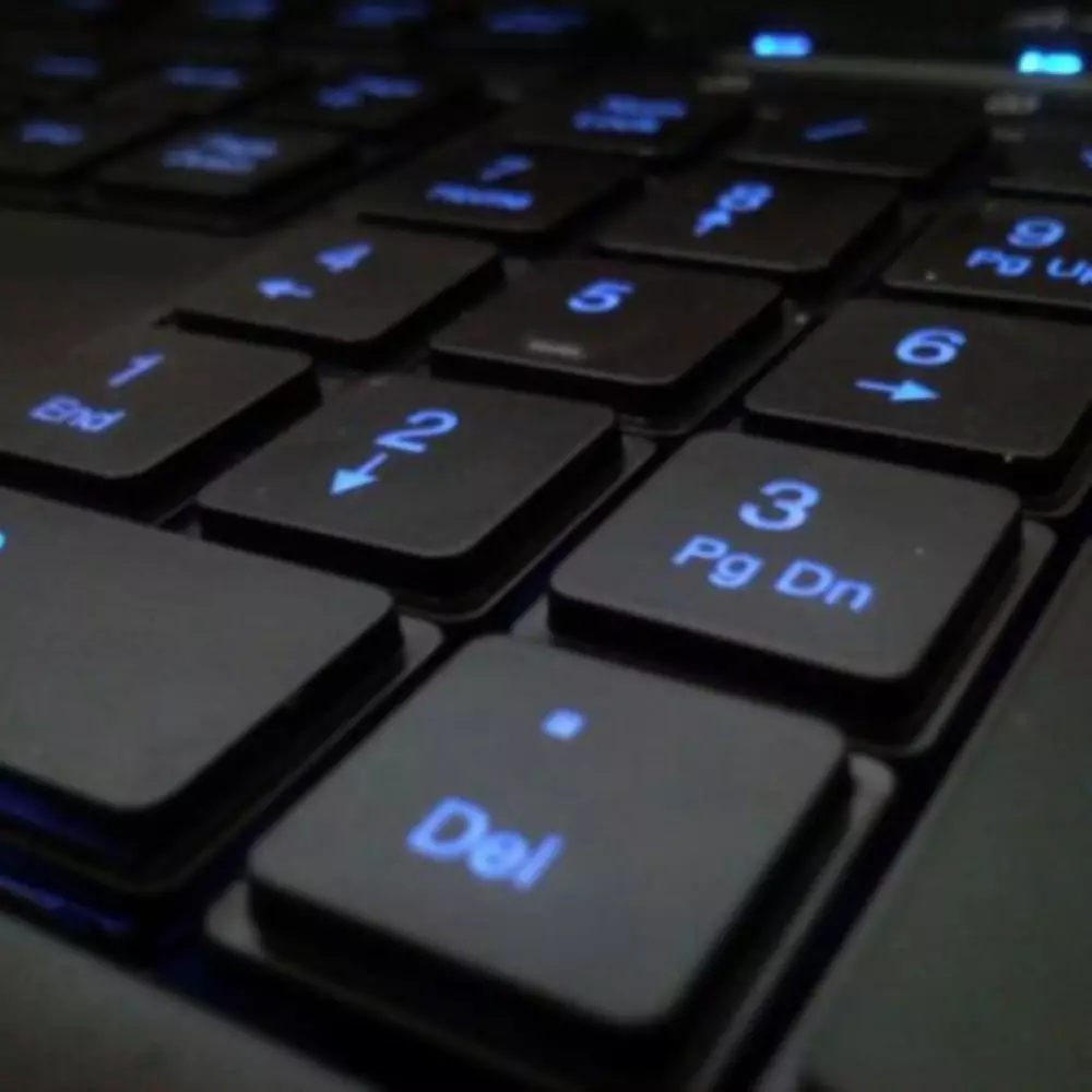 Мултимедийна клавиатура A4tech, KD-126-1, USB със синя LED подсветка