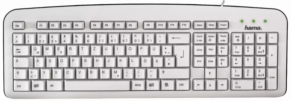 Kлавиатура HAMA К210 White