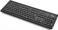 Мултимедийна клавиатура Fujitsu KB410, Черна, USB